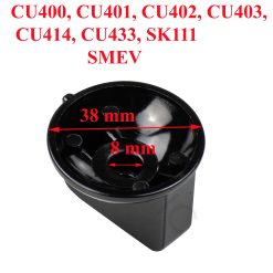 Alternative view of SMEV, un bouton rotatif noir pour les gazinières: CU400, CU401, CU402, CU403, CU414, CU433, SK111