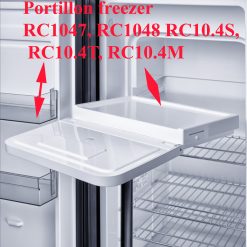 Alternative view of Dometic, porte ou portillon freezer, congélateur des réfrigérateurs: RC1047, RC1048, RC10.4S, RC10.4T, RC10.4M