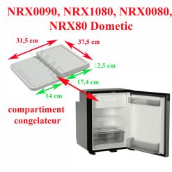 Dometic, porte ou portillon freezer, compartiment congélateur des réfrigérateurs: NRX0090, NRX80, NRX1080, NRX080
