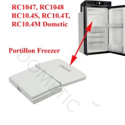 Dometic, porte ou portillon freezer, congélateur des réfrigérateurs: RC1047, RC1048, RC10.4S, RC10.4T, RC10.4M