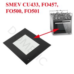 SMEV vitre extérieur de la porte CU433, FO457, FO500, FO501 du four SMEV ou Dometic