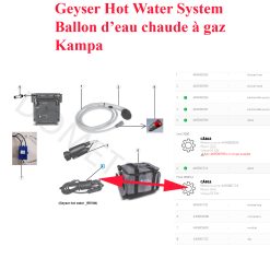 Alternative view of Kampa, Geyser câble alimentation 12V sur prise allume-cigare par KAMPA - Dometic