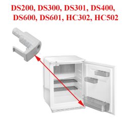 Dometic, axe de charnière inférieur des réfrigérateurs: DS200, DS300, DS301, DS400, DS600, DS601, HC302, HC502