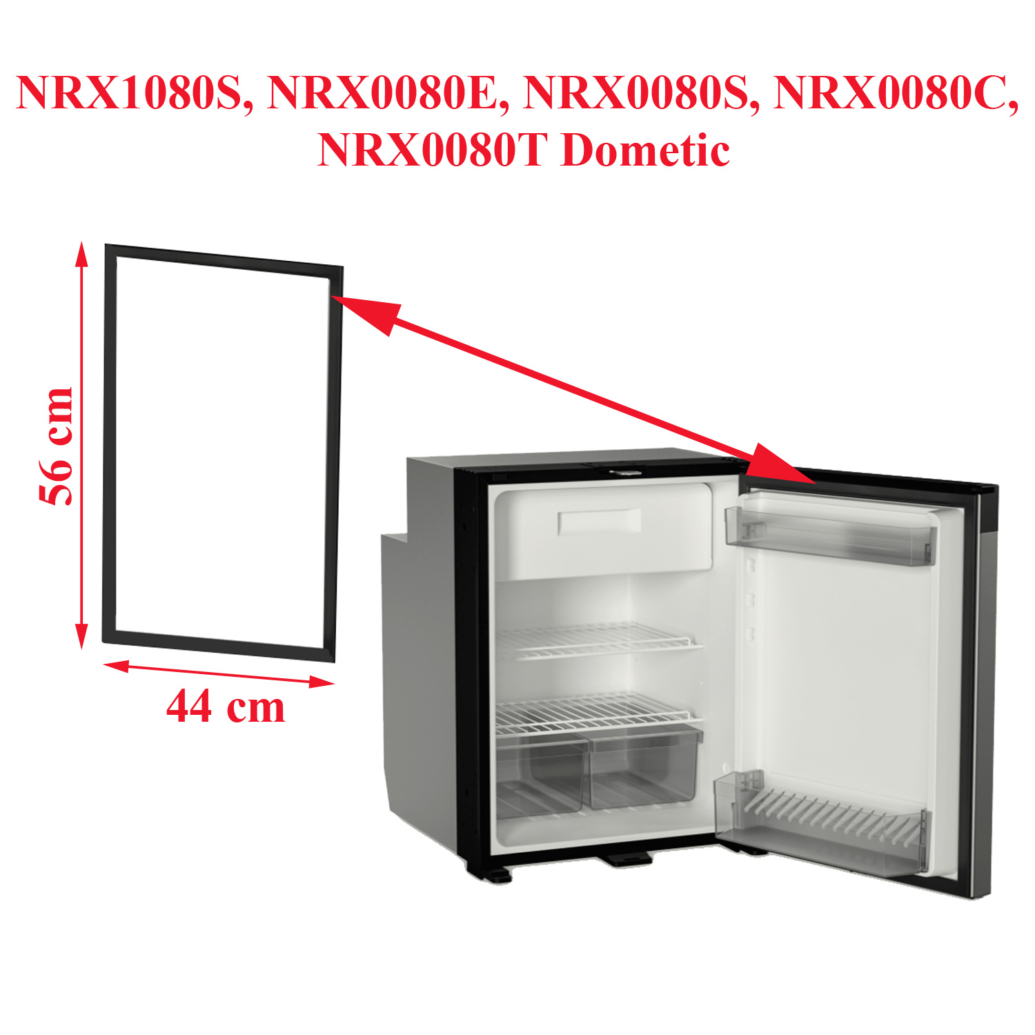 Dometic, joint de porte pour NRX1080S, NRX0080E, NRX0080S, NRX0080C, NRX0080T