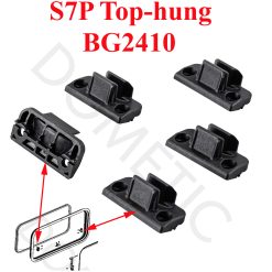 Seitz élément de fermeture fixer sur le cadre des baie S7P Top-hung Dometic BG2410