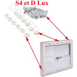 Dometic, kit de fixation du cadre intérieur des baie S4 et D Lux