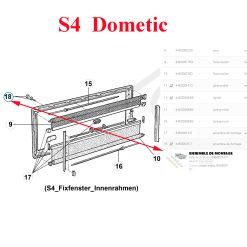 Alternative view of Dometic, kit de fixation du cadre intérieur des baie S4 et D Lux