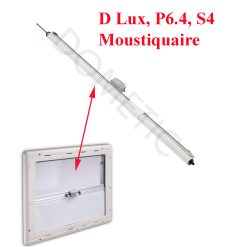 Seitz store moustiquaire dimensions Largueur 700 mm x Hauteur maximum 600 mm couleur blanc pour les baies D Lux, P6.4, S4