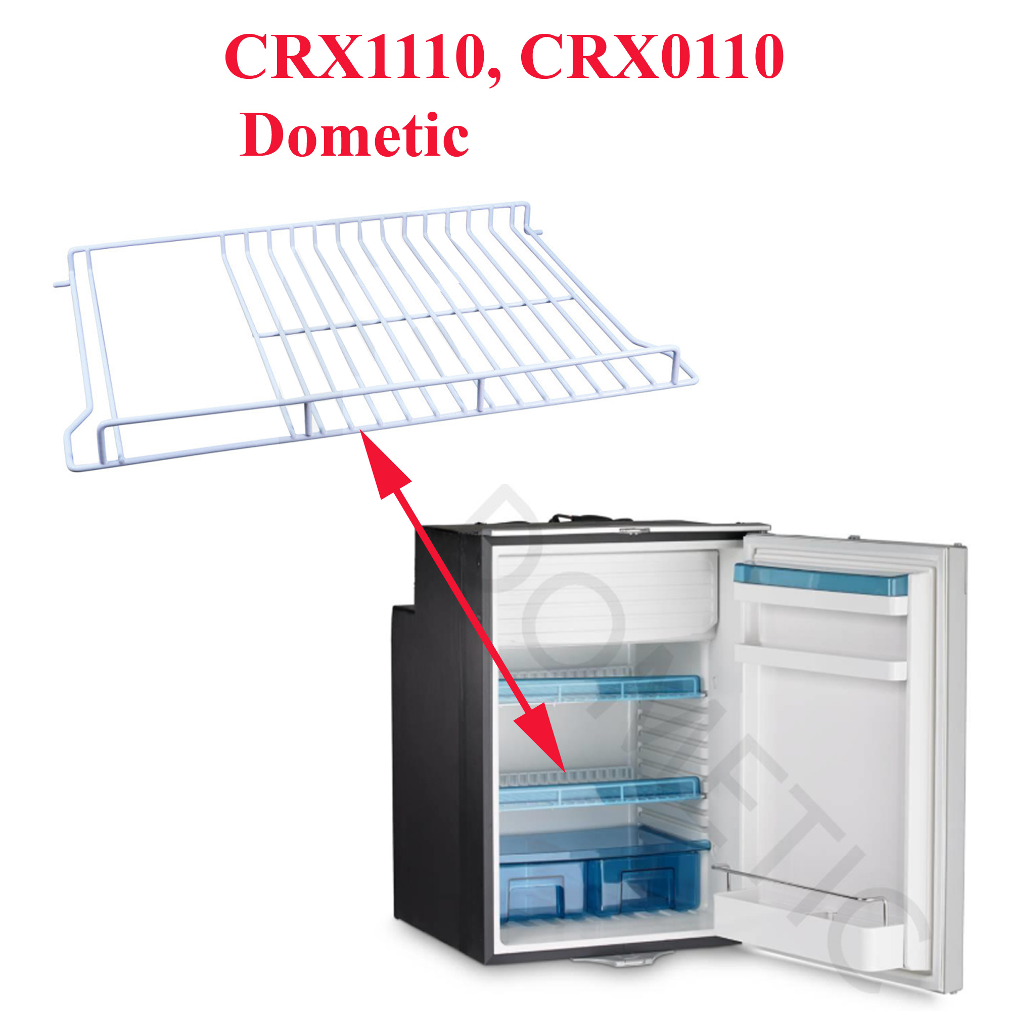Dometic, clayette ou étagère ou grille des réfrigérateur CRX1110, CRX0110