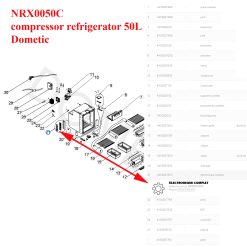 Alternative view of Dometic, platine électronique de commande pour réfrigérateur à compression NRX0035, NRX0050, NRX0060, NRX0080, NRX0090, NRX0115, NRX0130, NRX1050, NRX1080, NRX1130, NRX1115, NRX1060, NRX0115, NRX0130, NRX1035, NRXD0050, NRXD0060, NRXD1050, NRXD1060