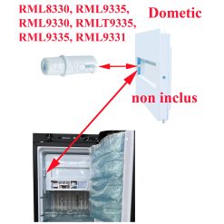 Dometic, un Pêne de la porte freezer des réfrigérateurs RML8330, RML9335, RML9330, RMLT9335, RML9335, RML9331