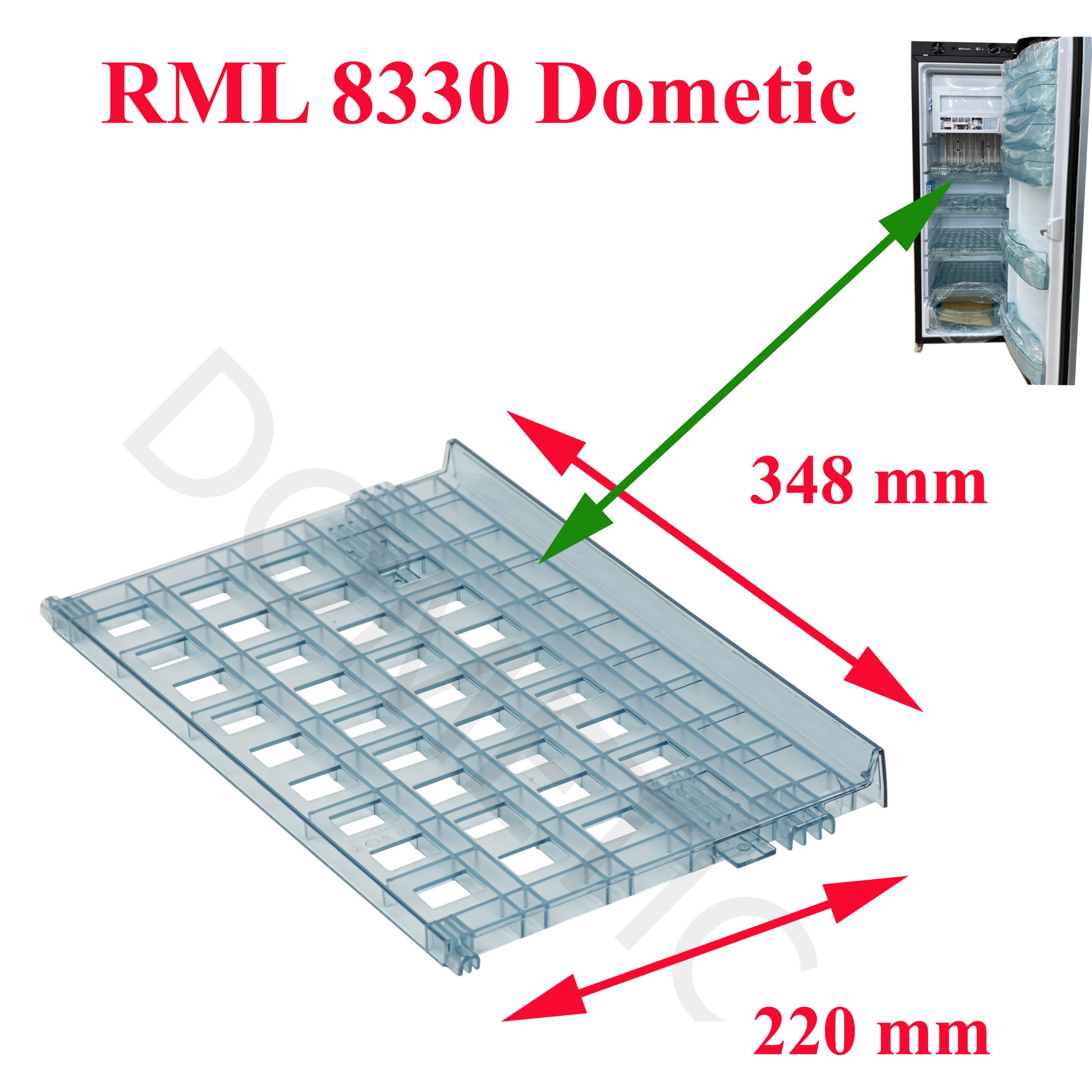 Dometic, étagère haut des réfrigérateurs RML8330