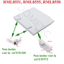Alternative view of Dometic, plaque inférieure compartiment congélateur, freezer RML8551, RML8555, RML8550