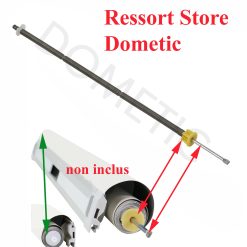 Dometic, ressort de store pour les lanterneaux et baies suivants: D-Lux.5, Heki 2, Heki2DeLuxe, K6P, Mini-Doppelkass, P6, Rastrollo 3000, Roller blind, RR3000, S4.6, S5, S6