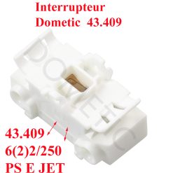 Dometic Interrupteur éclairage 43.409 camping-car caravane