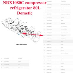Alternative view of Dometic, Bac à légumes NRX1080, NRX0080, NRX0080