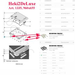 Alternative view of Dometic, fixation cadre extérieur 25-32 mm pour les lanterneaux: Heki2DeLuxe, Heki 2, Heki4 PLUS