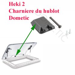 Alternative view of Dometic, une charnière avec pièces de montage pour les lanterneaux: Heki2DeLuxe, Heki 2
