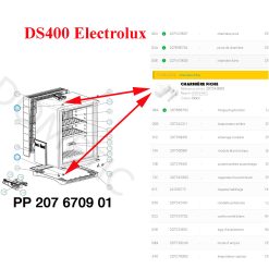 Alternative view of Dometic, axe de charnière des réfrigérateurs: DS200, DS300, DS301, DS400, DS600, DS601, HC302, HC502
