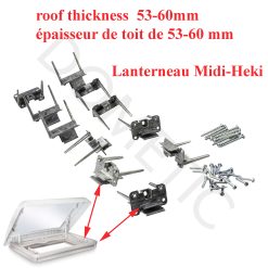 Dometic, Kit de montage et de fixation pour un toit de 53-60 mm des Midi Heki - Disponible début Mars 2026