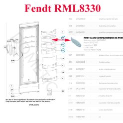 Alternative view of Balconnet Fendt des réfrigérateurs RML8230 ref 289 055 par Dometic