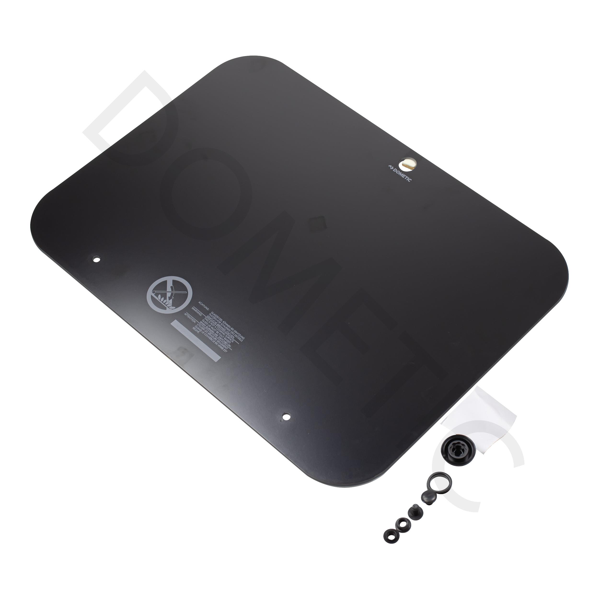 Dometic, couvercle ou plateau en verre noir de gazinières PI8003, PI8023, PI8043, PI8063 – Image 3