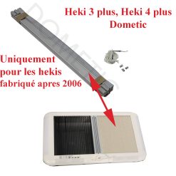 Dometic, store occultant complet pour lanterneau Heki 3 plus, Heki 4 plus (fabriqué apres 2006), coloris beige