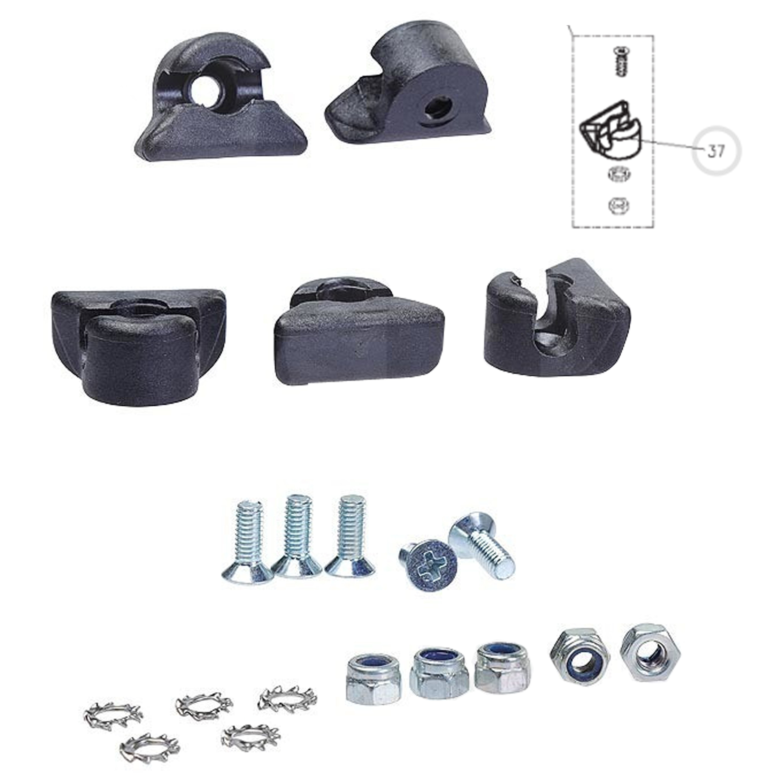 Cramer, ensemble de fixation des grilles des gaziniere CE04-D – Image 2