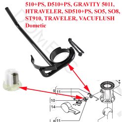 Dometic des toilettes camping-car: 510+PS, D510+PS, GRAVITY 5011-WHITE, HTRAVELER, SD510+PS, SO508, SO547, SO548, SO808, SO847