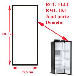 Dometic, joint magnétique noir de porte pour les modèles: RCL 10.4T, RML 10.4