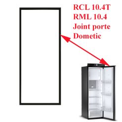 Dometic, joint magnétique noir de porte pour les modèles: RCL 10.4T, RML 10.4