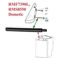 Dometic, rallonge bouton du sélecteur d'énergie porte gauche marquage EWS-L pour les modèles: RMF7390L, RMS8550