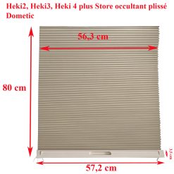 Dometic, store occultant complet pour lanterneau Heki 2, Heki 3 plus, Heki 4 plus, blanc cassé, pour les versions jusqu'en 2006 – Image 2