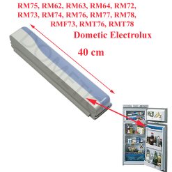 Dometic, balconnet haut pour réfrigérateurs: RM75, RM62, RM63, RM64, RM72, RM73, RM74, RM76, RM77, RM78, RMF73, RMT76, RMT78