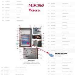 Alternative view of Waeco, étagère au-dessus du bac à légumes pour les réfrigérateurs : MDC065, MDC090