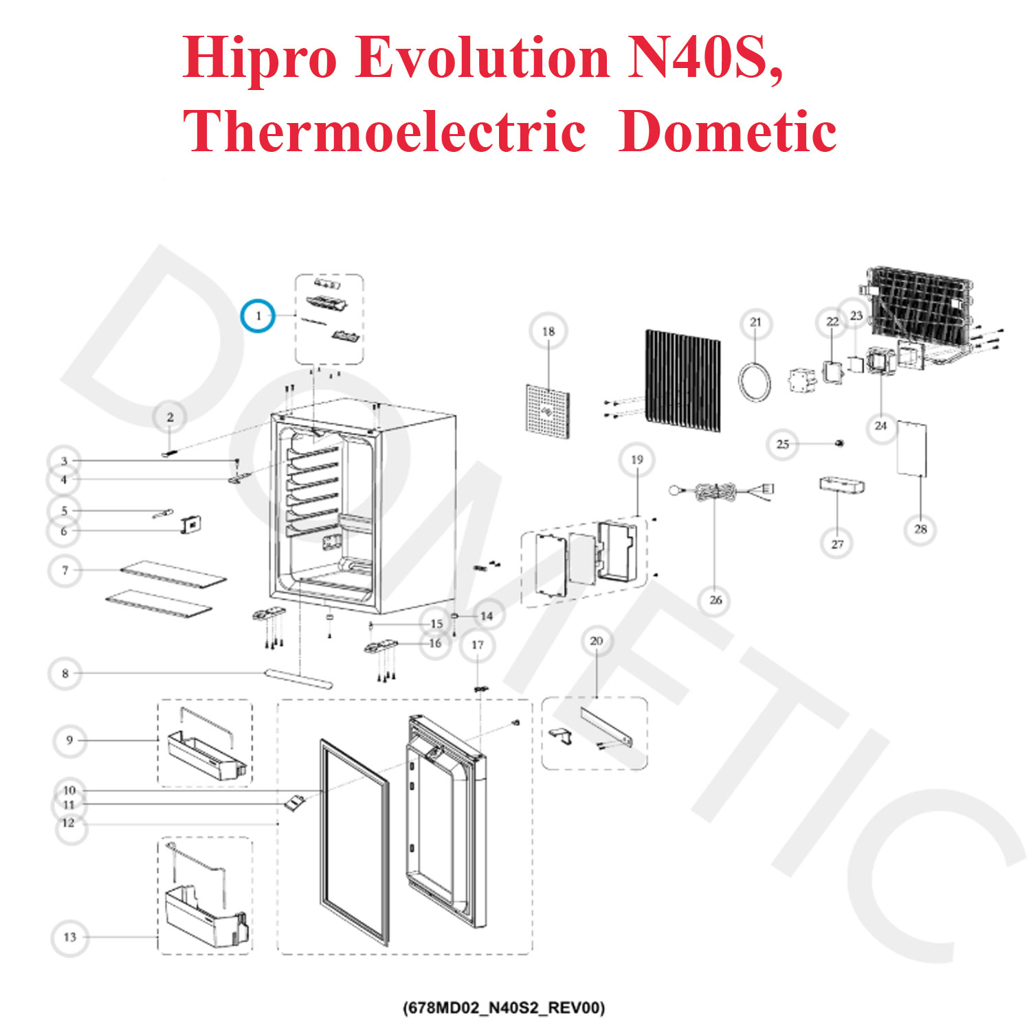 Dometic, Mini-Bar N40S2 R2 9600028841 – Image 3