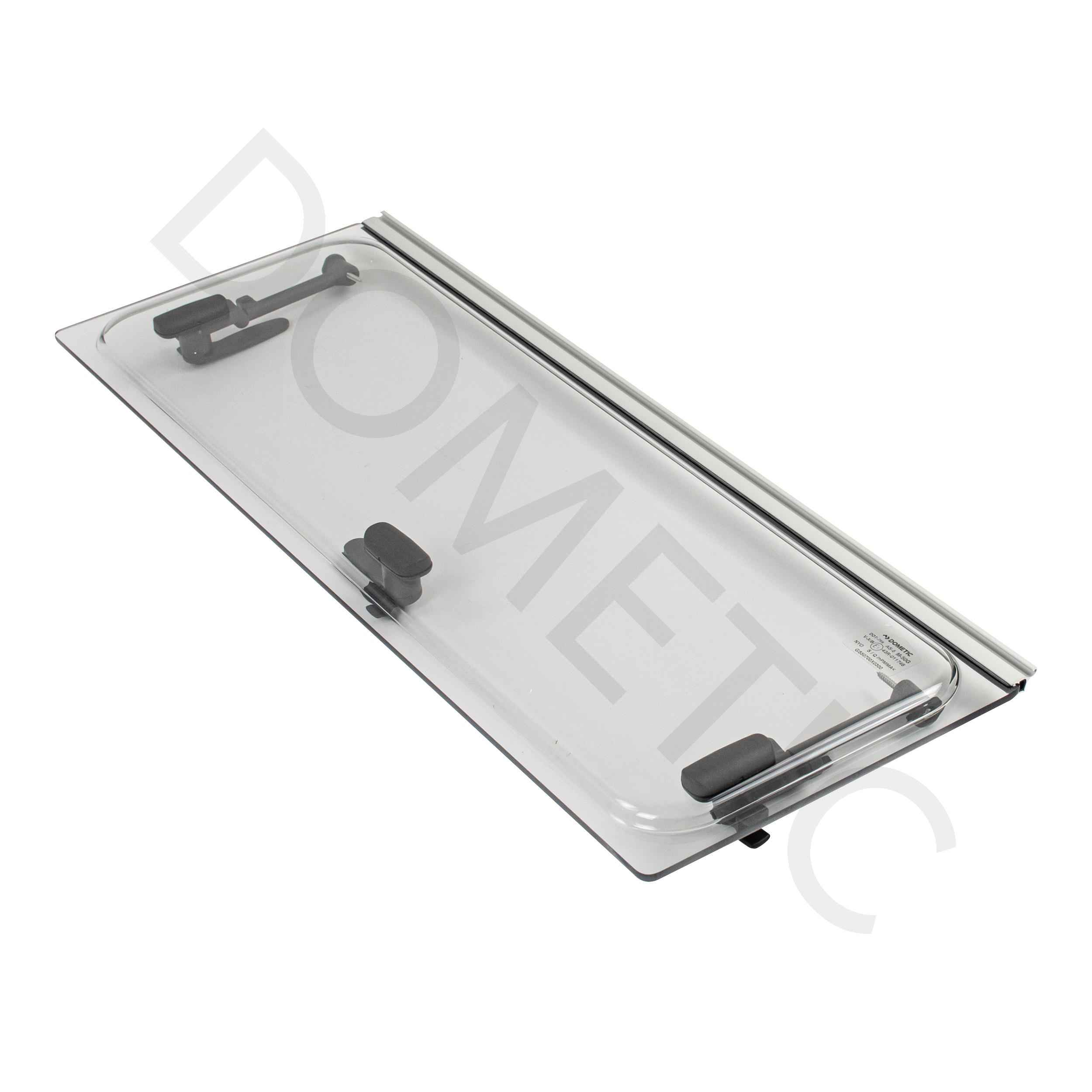 Dometic, vitre plexiglass, ou baie de remplacement de fenêtre de camping-car projetable 700×300 mm avec 2 compas à frictions AGS50700x0300 ou 2GS50700x0300 – Image 2