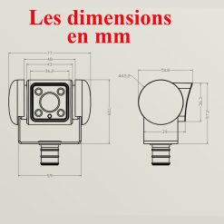 Alternative view of Dometic, camera PerfectView CAM45 IP69K