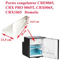 Dometic, portes congélateur pour les réfrigérateurs CRE0065, CRX PRO 0065T, CRX0065, CRX1065