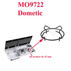 Dometic, grille du petit bruleur 45 mm droite pour les combis évier et gazinière deux feux MO9722