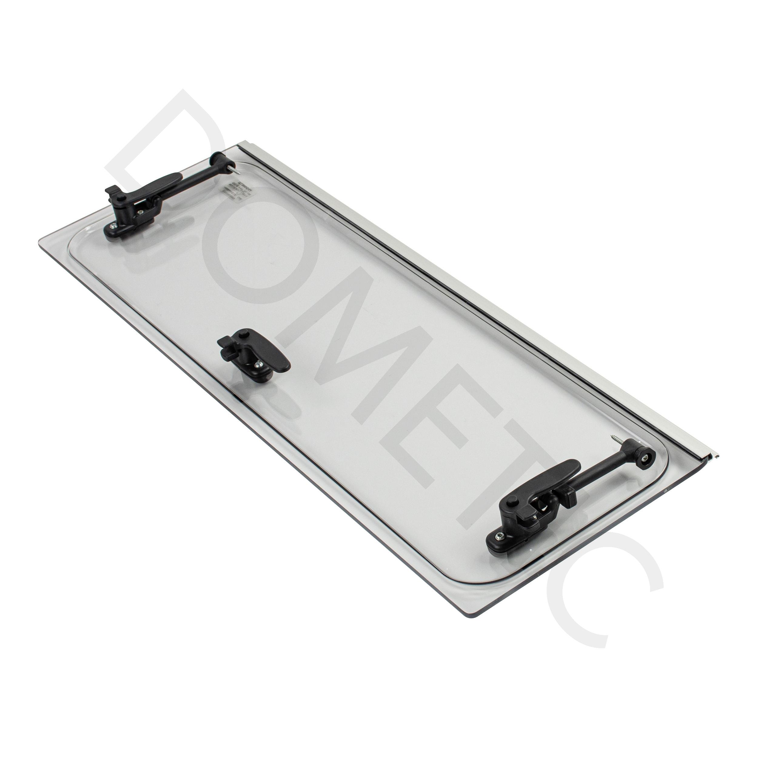 Dometic, vitre plexiglass, ou baie de remplacement de fenêtre de camping-car projetable 700×300 mm avec 2 compas à frictions AGS50700x0300 ou 2GS50700x0300