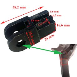 Alternative view of Prostor, partie du cardan qui se trouve dans le pieds du store