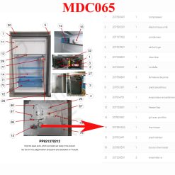 Alternative view of Thermostat DANFOSS pour les réfrigérateurs MDC050, MDC065, MDC090, MDC110