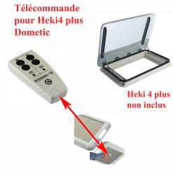 Dometic, télécommande KT1335 pour lanterneau Heki 4 Plus pour les modèles apres 2005