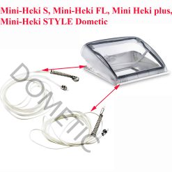 Dometic, 2 câbles guide du store et de la moustiquaire pour lanterneau : Mini Heki AirQuad, Mini-Heki S, Mini-Heki FL, Mini Heki plus, Mini-Heki STYLE