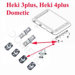 Dometic, pontet de fixation des bras d'ouverture pour les lanterneaux : Heki3plus, Heki4plus