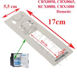 Dometic, bandeau autocollant se trouvant sur la platine de commande CRX0050, CRX0065, RCX0080, CRX1080