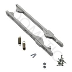 Alternative view of Dometic, paire de plaques de fixation de la barre de levage du dôme des lanterneaux Midi-heki style, Midi heki classic