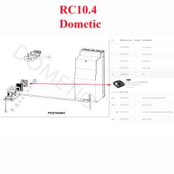 Alternative view of Dometic ventilateur 12V - 0,3 A pour les réfrigérateur à compression RC10.4, RC1047, RC1049, RC104P, RCD 10.5, RCL 10.4