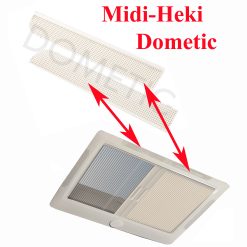 Dometic, 2 grilles de ventilation qui se mettent bout à bout du cadre intérieurs des Midi Heki 700x500